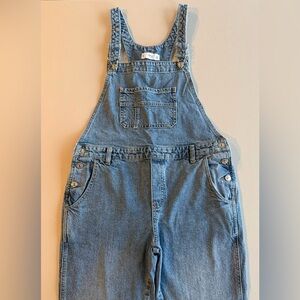 Women’s Mango Blue Denim Overalls
